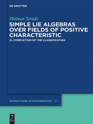 cover image of Completion of the Classification